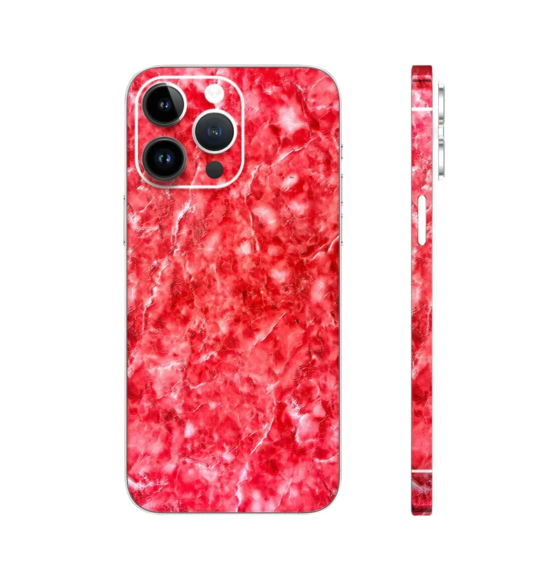 Glossy Red Marble | Phone Skin