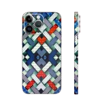 Nautical Patchwork Weave | Mobile Skin
