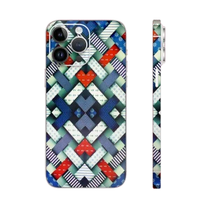 Nautical Patchwork Weave | Mobile Skin