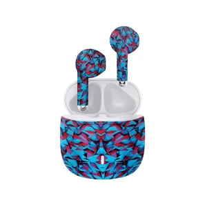 Red & Blue Abstract | Ear Pod Skin