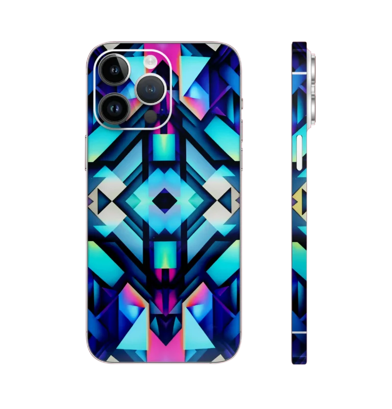 Vibrant Geometric | Mobile Skin
