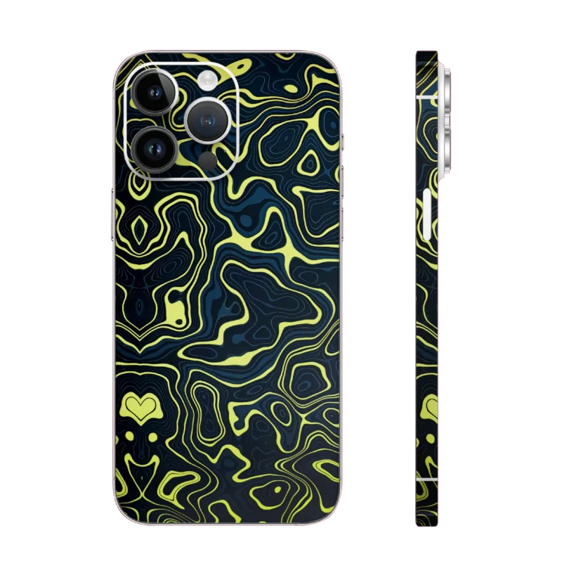 Yellow Swirl | Mobile Skin