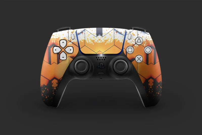 Golden HoneyComb | Ps5 Controller Skins - Image 2
