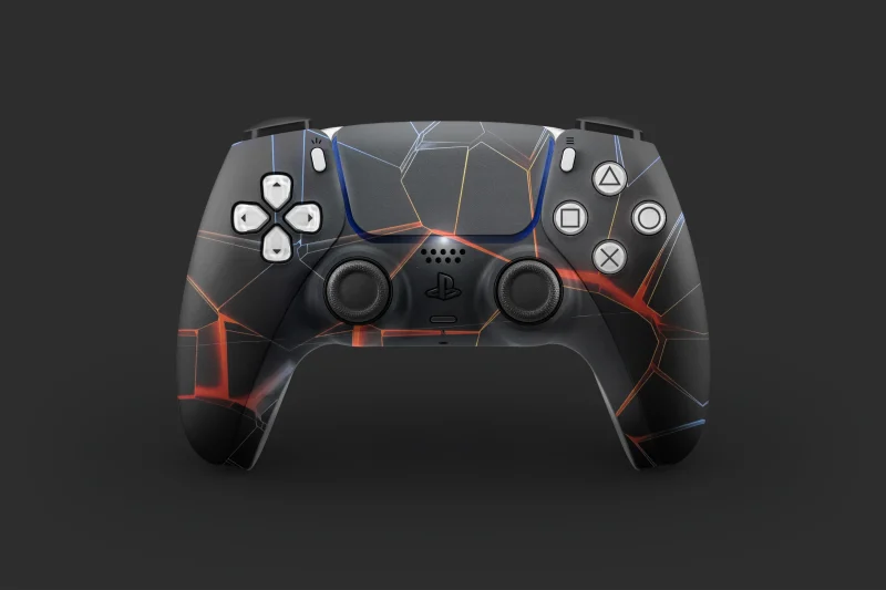 Dark Hexagon Grid | Ps5 Controller Skins