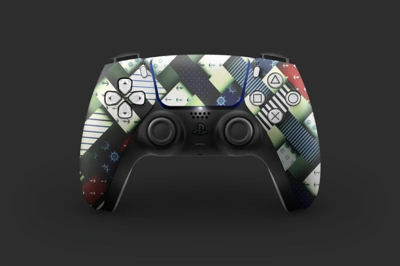 Nautical Patchwork | Ps5 Controller Skins - Image 2