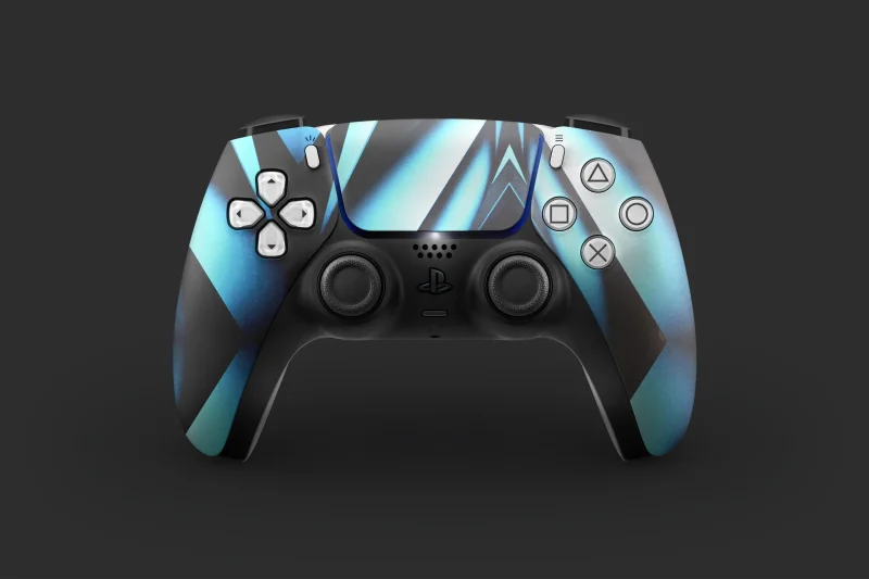 Blue Streaks | Ps5 Controller Skins - Image 2