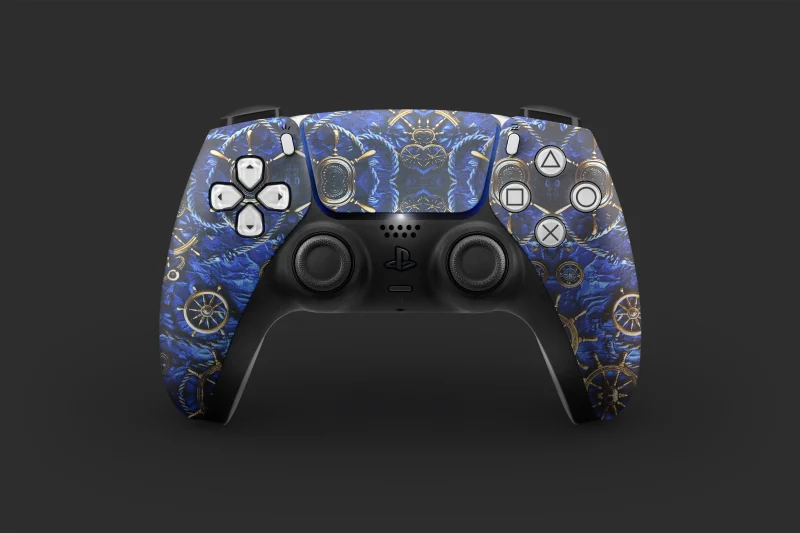 Nautical Steering Wheel | Ps5 Controller Skins - Image 2