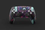 Electric Neon Geometric | Ps5 Controller Skins