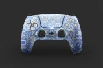 Blue Tech Icons | Ps5 Controller Skins