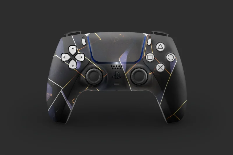 Black Gold Marble | Ps5 Controller Skins