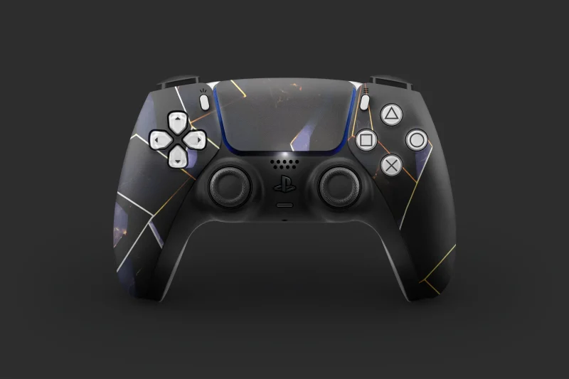 Black Gold Marble | Ps5 Controller Skins - Image 2