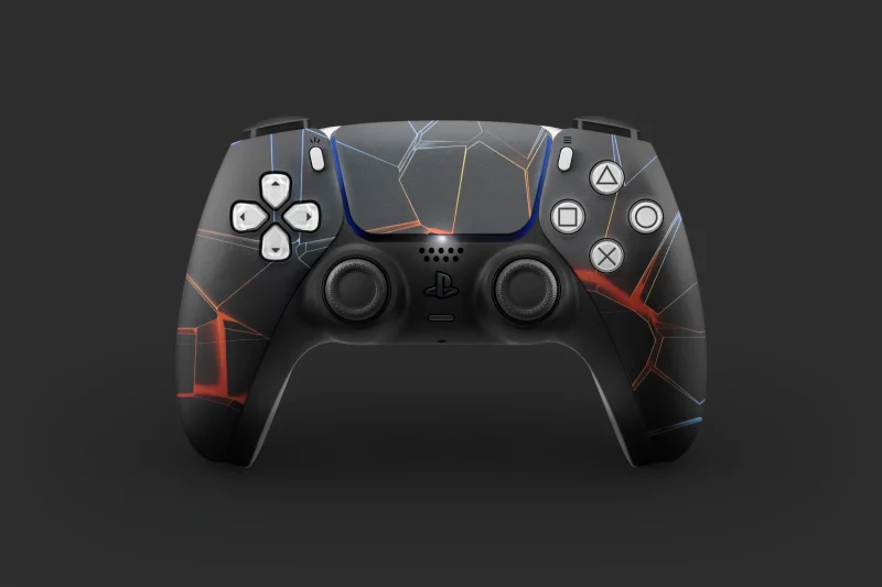 Dark Hexagon Grid | Ps5 Controller Skins - Image 2