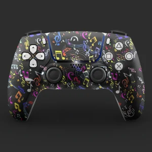 Colorful Musical Notes | Ps5 Controller Skins