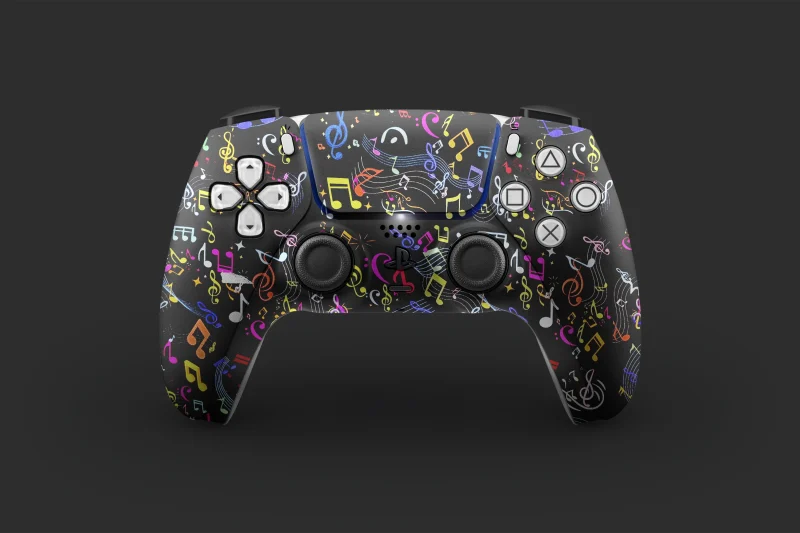 Colorful Musical Notes | Ps5 Controller Skins