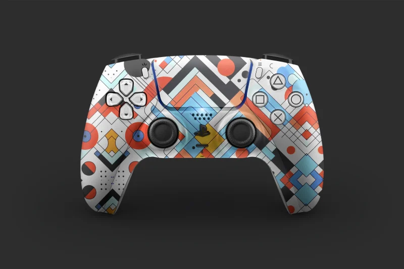 Multicolor Geometric | Ps5 Controller Skins