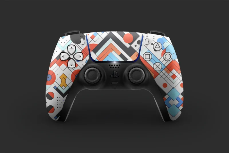 Multicolor Geometric | Ps5 Controller Skins - Image 2