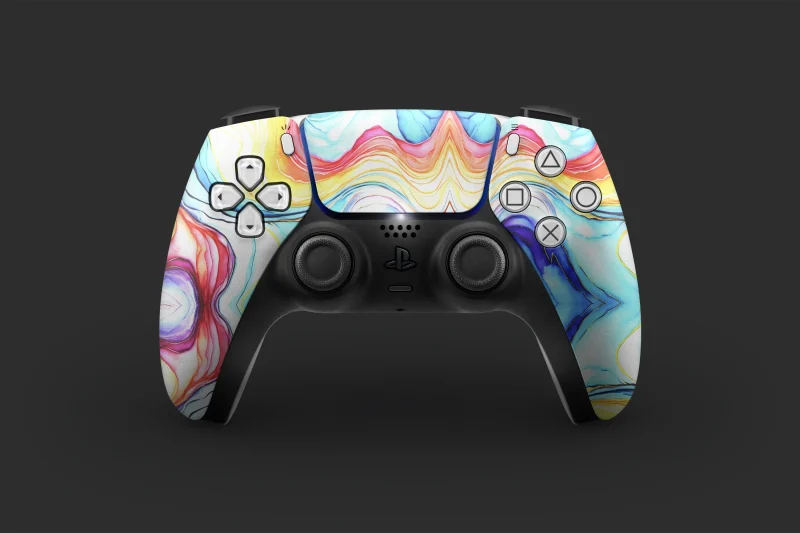 Rainbow Marble | Ps5 Controller Skins - Image 2