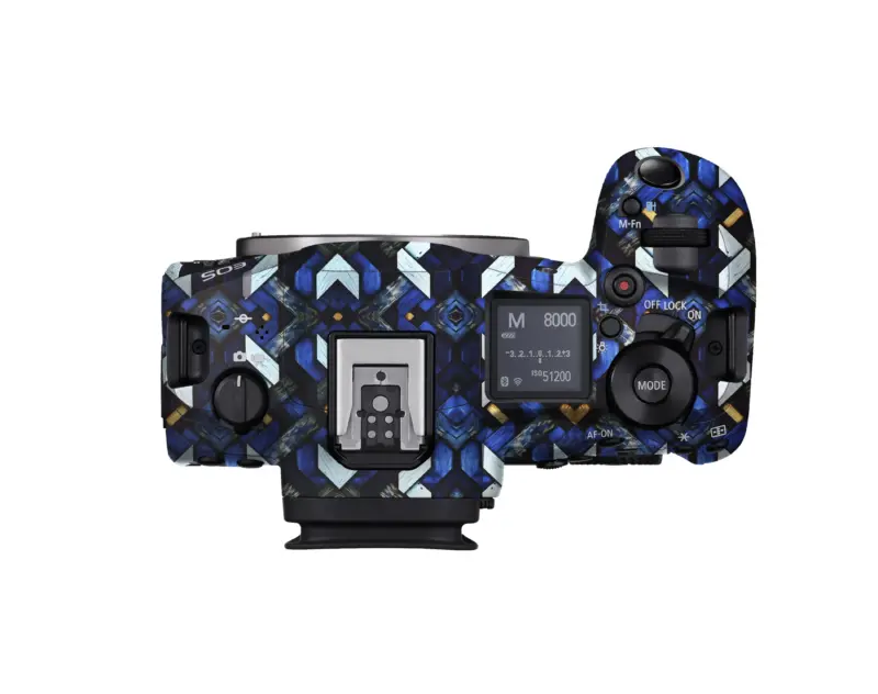 Blue Tribal Mosaic Skin for Camera
