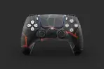 Dark Hexagon Grid Ps5 Controller Skins