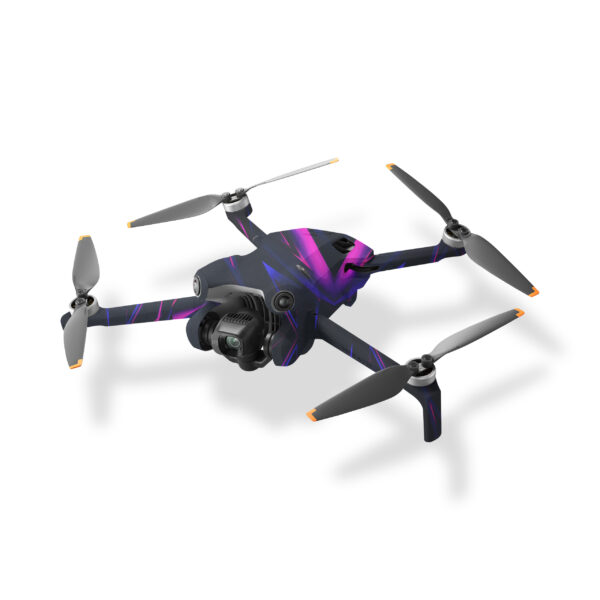 Neo Pulse Streak DJI Mini 4 Pro Skins & Wraps | Premium Protective Vinyl Decal