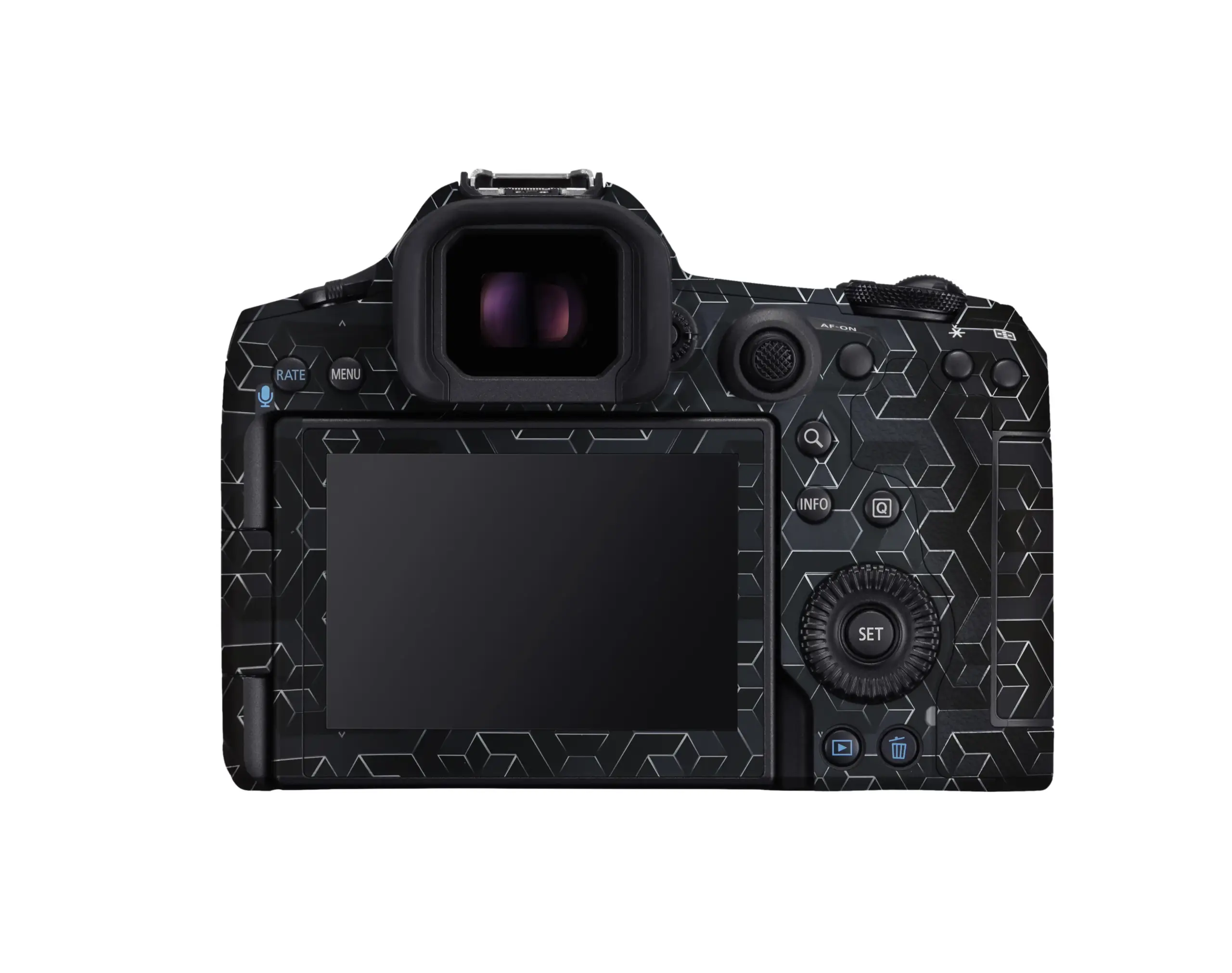 EOS-R5-Mark-II-Body-Back-Recoveredhyh-scaled-1.webp Geometric Hexagon Lattice Camera Skin - Image 1