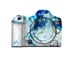 Aqua Marble Art Camera Skin