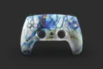 Golden Blue Marble Wrap for PS5 Controller