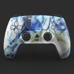 Golden Blue Marble Wrap for PS5 Controller