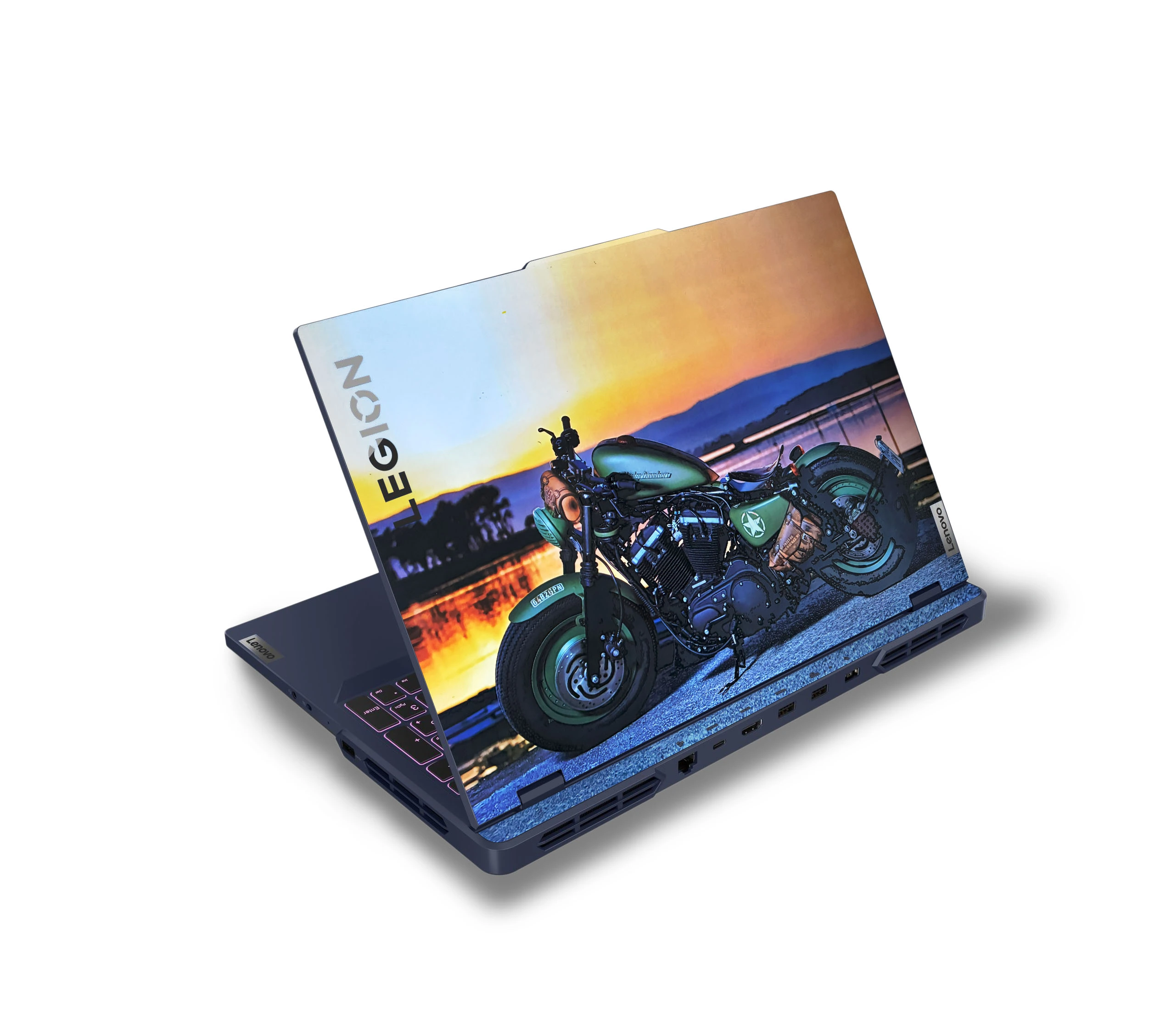 Lenovo-Legion-5-Vinyl-Skin-Mock-up-copy-1-Copy-Copy.webp The Rider | Embossed Laptop Skin - Image 1