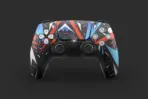 Red Blue Geometric Ps5 Controller Skin - Image 2