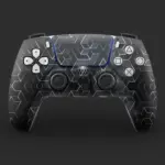 Onyx Black Hex Armour Ps5 Controller Skin