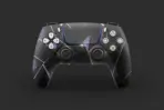 Black Gold Marble Ps5 Controller Skins