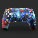 Crystal Geometry PS5 Controller Skin – Premium Vinyl Protective Wrap
