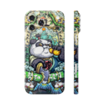 Lucky Panda Warrior iPhone 17 Series Skin | Asian Art Embossed Protective Skin