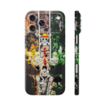 Anime Pirate Skull iPhone 17 Series Skin | Fire & Shadow Embossed Protective Skin