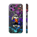 Urban Graffiti Bunny Skin Wrap for iPhone 17 Series | Cool Street Style Phone Skin