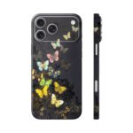 Premium Midnight Butterfly Phone Skin