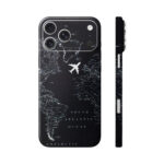 Travel World Map iPhone 17 Series Skin Wrap | Premium Vinyl Decal