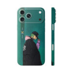 Premium Embossed Anime Zoro iPhone 17 Series Mobile Skin