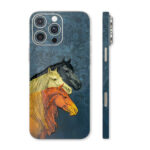 Luxury Horse Art iPhone 16 Skin | Artistic Triple Horse Design Phone Wrap for Premium Style & Protection
