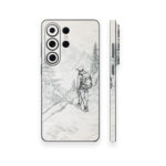 Mountain Explorer Sketch Phone Skin Wrap