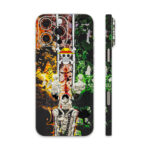 Dual Aura Pirate – Fire & Shadow Anime iPhone Skin