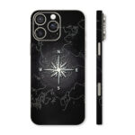 Compass World Map iPhone 16 Series Skins – Vintage Navigation Design Phone Wrap for Premium Style & Protection