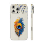 Ethereal Feather – Artistic Glow iPhone Skin Wrap
