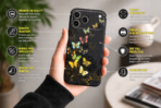 Premium Midnight Butterfly Phone Skin - Image 2
