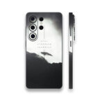 Minimal Mist Mountain Quote Phone Skin