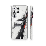 Phantom Drift – Transparent Supercar Ink Splash Mobile Skin Wrap (Limited Edition)