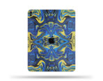 Blue Electric Marble iPad Skin Wrap | Premium Abstract 3M Vinyl Decal