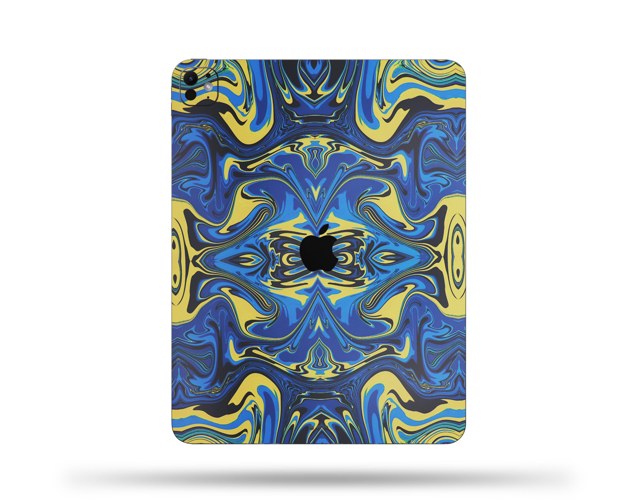 11 Blue Electric Marble iPad Skin Wrap | Premium Abstract 3M Vinyl Decal - Image 1