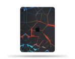 Cyber Rift Geometric Glow iPad Skin